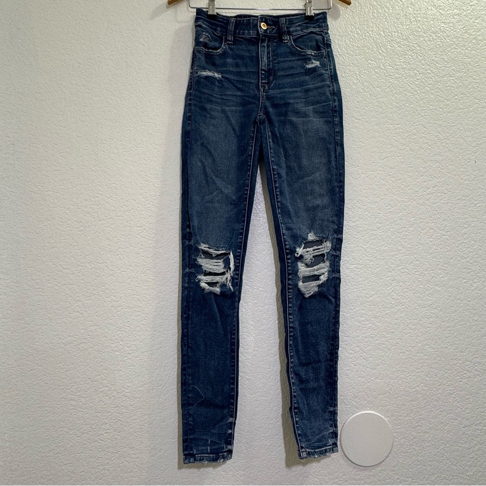 American Eagle Outfitters Distressed Skinny Jeans